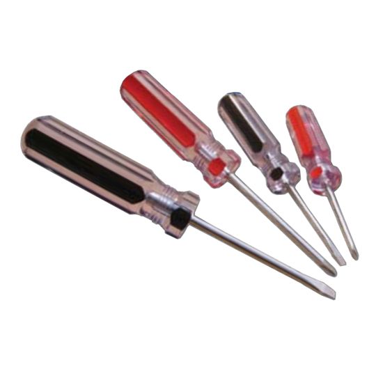 C&R Manufacturing 4-Piece Screwdriver Set Magnetized Tips