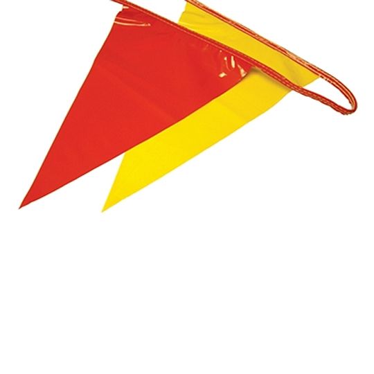 The Brush Man 100' Osha Pennant Flags — TBMRYPF