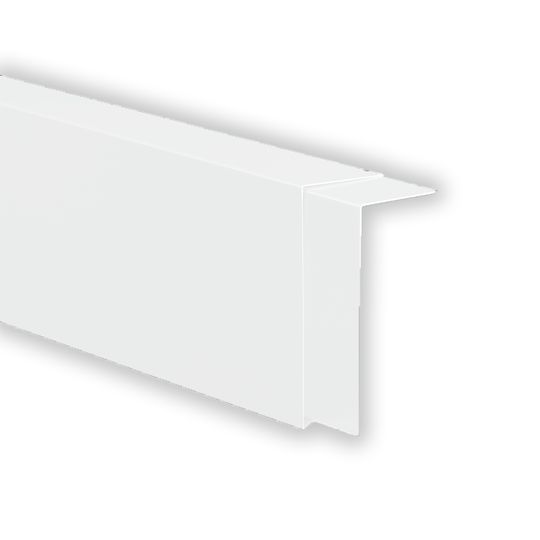 TRI-BUILT Galvanized Fascia Straight Length Cover — Commercial Accessories — TRIFSLCGA475BW