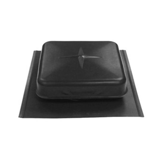 Air Vent Airhawk Square Aluminum Vent — Ventilation and Drainage — AIRRVA51BL