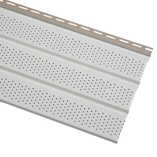 Ply Gem Triple 4" Economy Soffit Ventilated Vinyl Panel — CEWEVS12P04