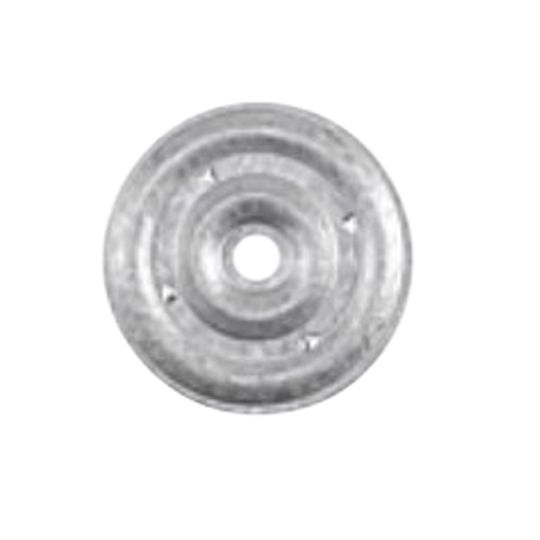 TruFast 2" Galvalume Barbed Membrane Plates - Bucket of 1,000 — TRFMPB2000