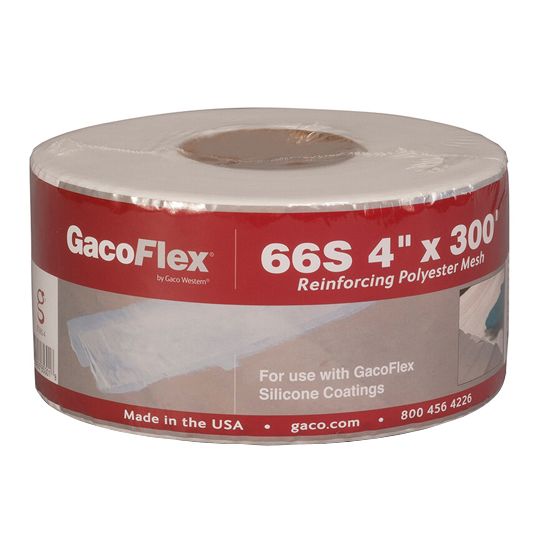Gaco Western 4" x 300' GacoFlex 66S Reinforcing Polyester Mesh Tape — GACBT66S44300RPM