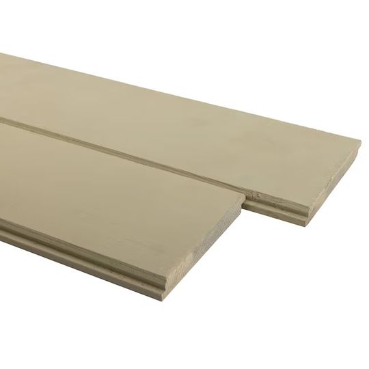Quality Wholesale Building 1" x 6" x 12' Primed Spruce Shiplap Joint