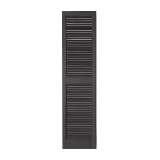 Mastic 12" x 59" Standard Open Louvered Shutters - Regular Style — ACOVINLV1259IJ