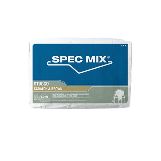 Quikrete Spec Mix Stucco Scratch & Brown Base Coat - 80 Lb. Bag