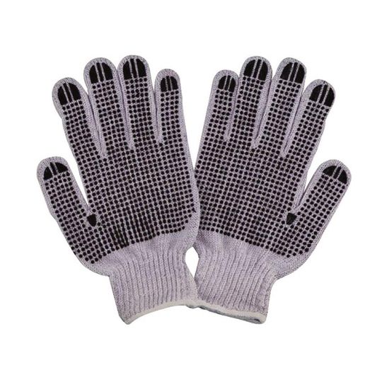 Diamondback Cotton Gloves with White Dots