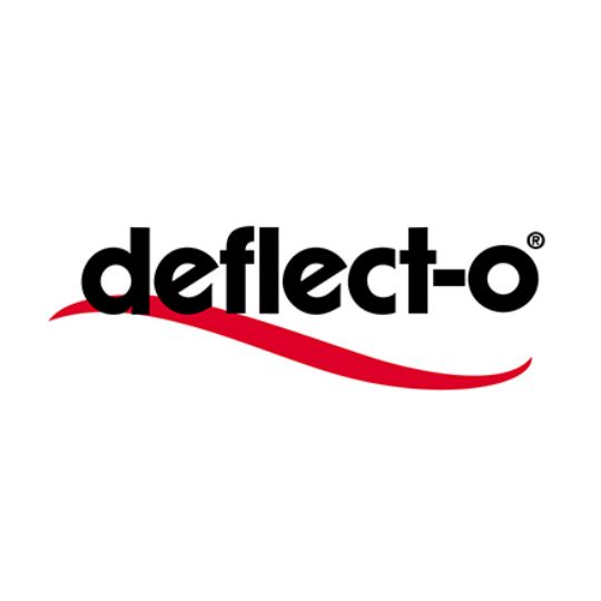 Deflecto (CPH48W) 4" x 8' Vinyl Flexible Duct Hose with 2 Plastic Clamps