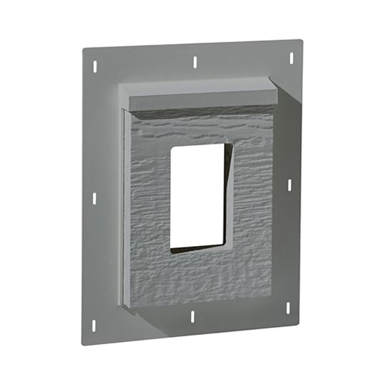 Wausau Supply 6" x 9" Diamond Kote Cedar RigidMount Receptacle Mount Block — WSUDKCRMP69R