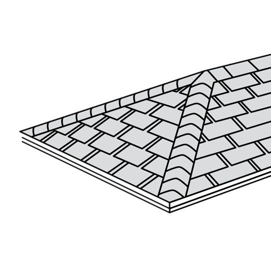 Atlas Pro-Cut Hip & Ridge Shingles with Scotchgard Protector & Alignment Notches — ATLHRPCSPNPRAM