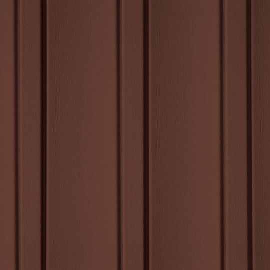 CertainTeed Siding 10' Single 7" Vertical Board & Batten Vinyl Siding - Rough Cedar Finish — CERBB7RC10BRSX