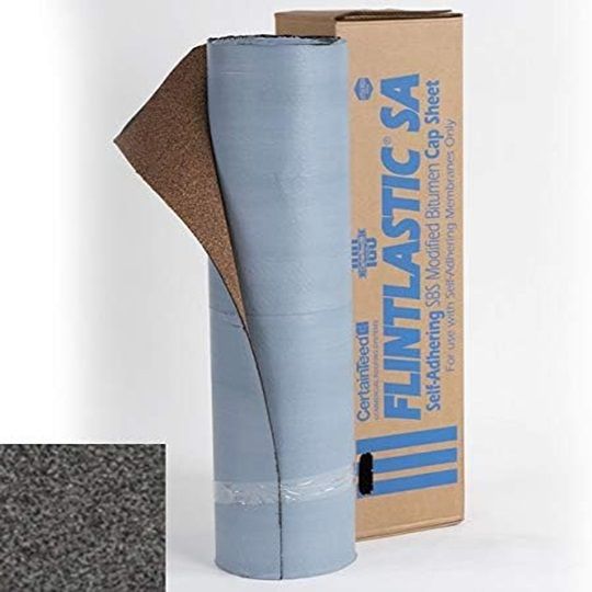 CertainTeed Roofing Flintlastic Sa Self-Adhered Cap - 1 Sq. Roll — Membranes — CTRSACS3