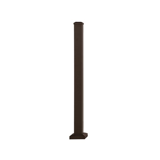 Trex 2.5" x 2.5" Select Aluminum Rail Blank Post — TRXSBPA2553BB