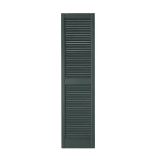 Mastic 15" x 43" Standard Open Louvered Shutters - Regular Style — ACOVINLV154356