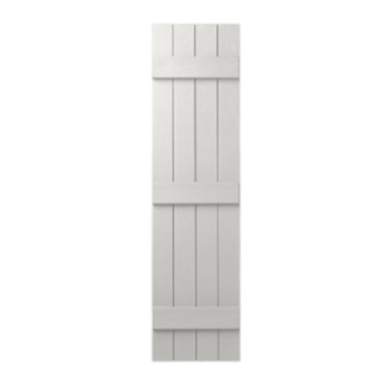 Mastic 15" x 67" Board & Batten Standard 4-Board Shutters - Closed Style — ACOVIN4C156711