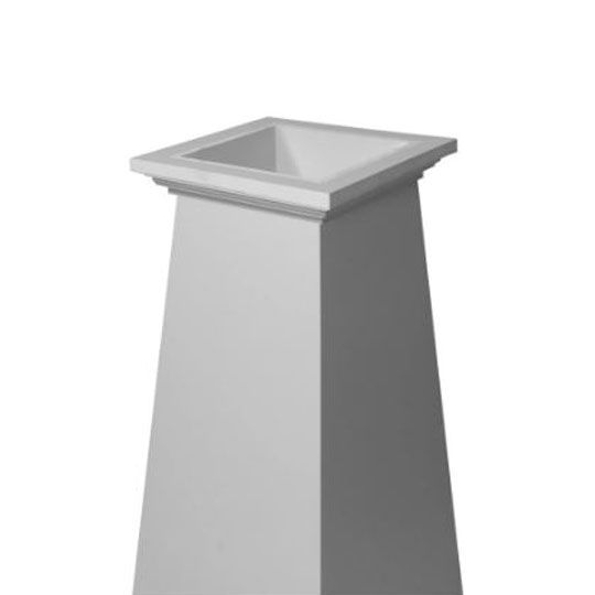 Fypon Molded Millwork 11"/16" x 72" PremiumSelect Tapered Flat Panel Column Wrap