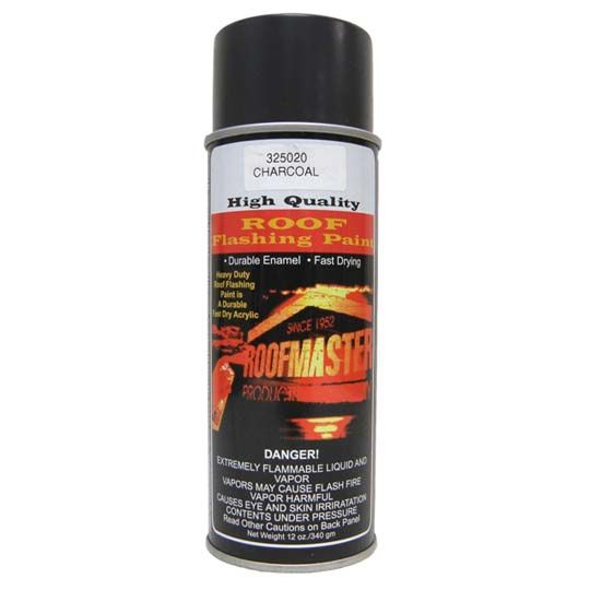 Roofmaster Roof Flashing Paint - 12 Oz. Spray Can — ROFFSPCHR