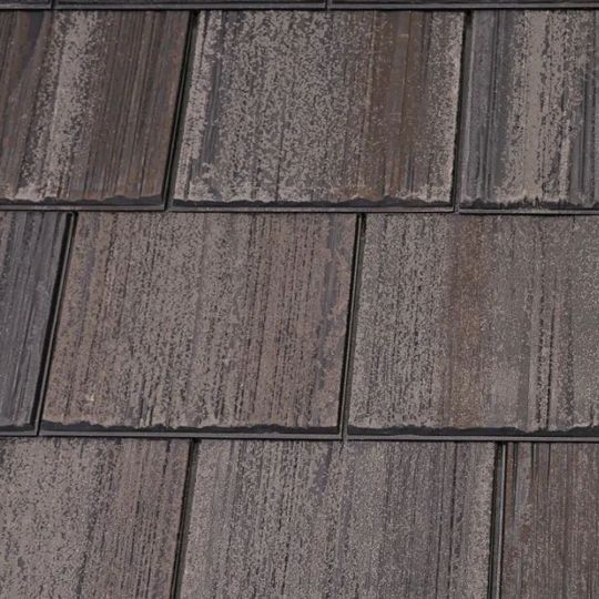 F-Wave Revia Hand-Split Shake Synthetic Roofing Shingles — Slate Roofing — FWARHSSLG