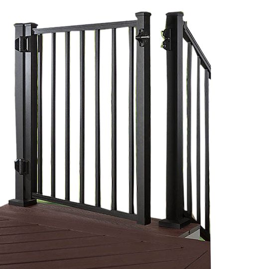 Trex Adjustable Aluminum Gate Kit with 48" Round Balusters