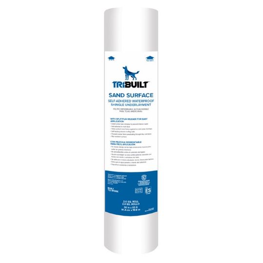 TRI-BUILT Sand Surface Self-Adhering Ice & Water Underlayment — Underlayment — TRISHIWPSA2SQ