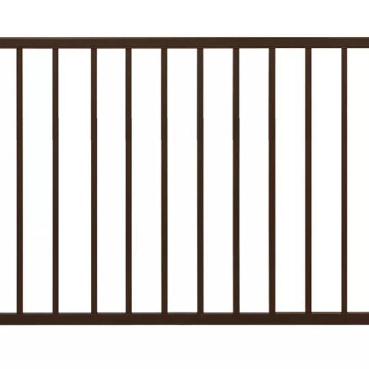 Trex Select Horizontal Rail Kit with Square Aluminum Balusters (no hardware) — TRXSHRKA842BB