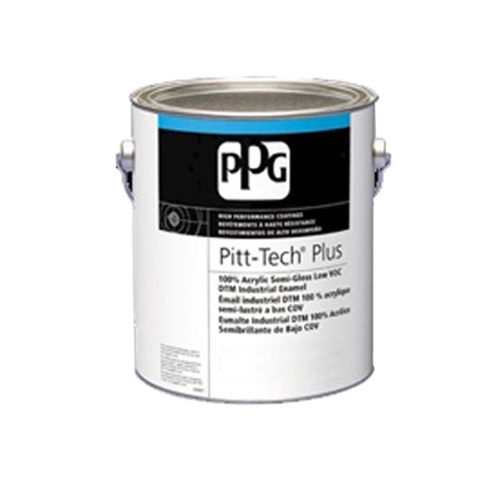 PPG Industries (90-1240) Pitt-Tech Plus Interior/Exterior Semi-Gloss Dtm Industrial Enamel with Deep Rustic Base - 1 Gallon Can