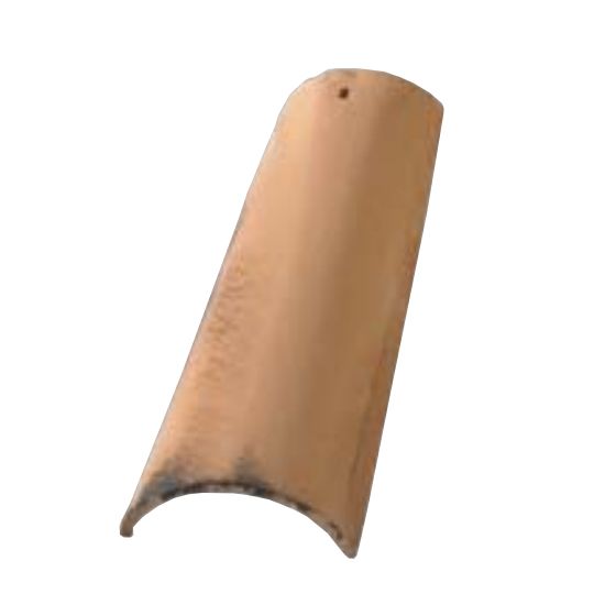 Redland Clay Tile Baja Mission 4000 Series Top Tile — Tile Roofing — RDLMILBBTOP