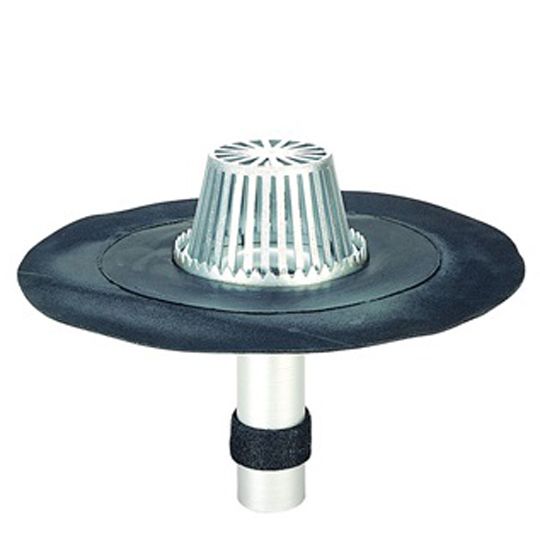 GAF M-Weld Standard Aluminum M-Drain - SBS Smooth Flashed for Retrofit — Ventilation and Drainage — GAFMWMDRESBS35