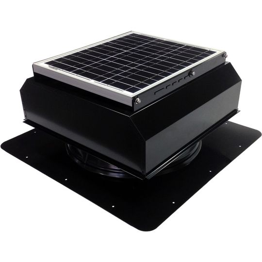 Attic Breeze AB-3022A 30 Watt (Gen Ii) Self-Flashing Solar Power Attic Fan — ABZAB3022ABL
