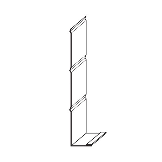 Mastic 6" Envoy Ribbed Aluminum Fascia Trim — ACOF1C6SR0242535