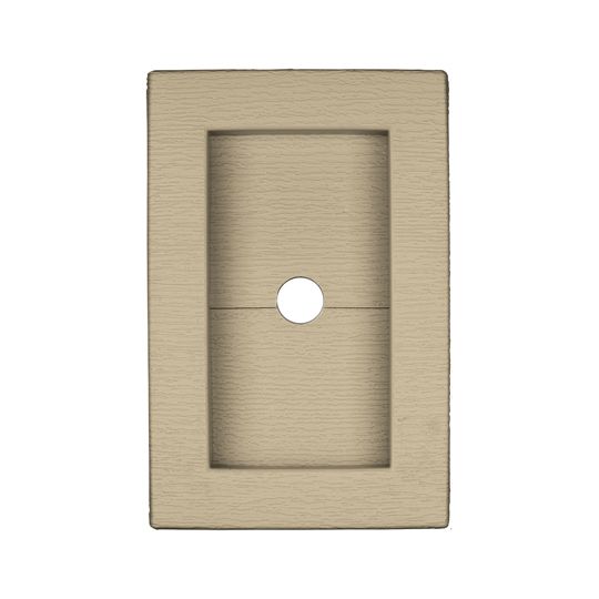 Mid-America Split Mount Water Management Block for Fiber Cement Siding — MABWMSB013