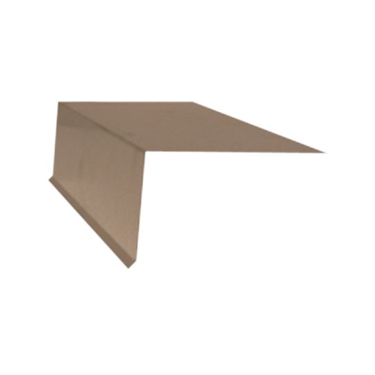 Verde Industries 26 Gauge x 2" x 2" 90° Galvanized Drip Edge