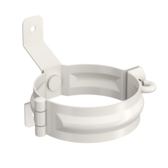 Nordic Steel Gutters 4" Steel Downspout Bracket — NODDSB001AW