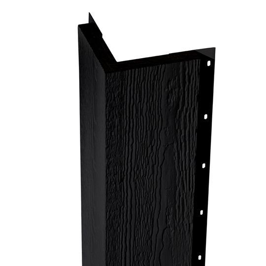 Wausau Supply 5/4" x 6" x 10' Diamond Kote Woodgrain Outside Corner Panel with Nail Fin — WSUDKOSCWG610ONX