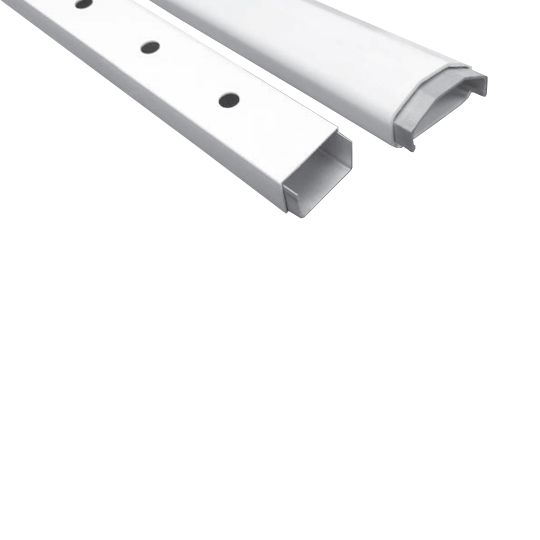 Color Guard Railing Systems 36" x 10' Verona Vinyl Straight Rail — COGW3610VRK