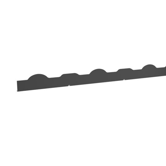Able Sheet Metal 28 Gauge Malibu Bird Stop — ABMBSMACH28G