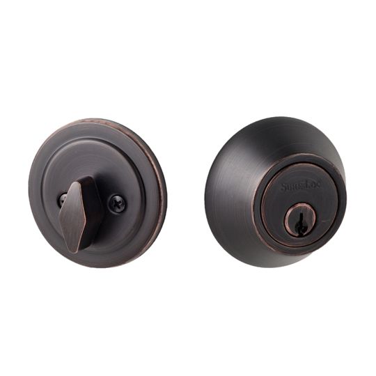 Sure-Loc Hardware Contemporary Deadbolt, Vintage Bronze MP24