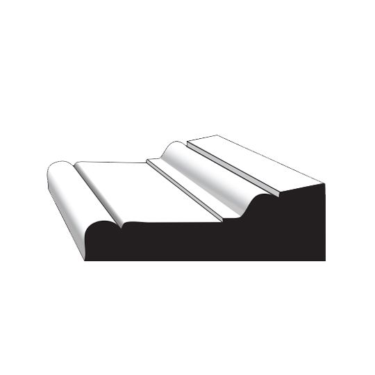Wolf Home Products 3-1/2" x 1-1/16" x 16' Adams Casing Moulding