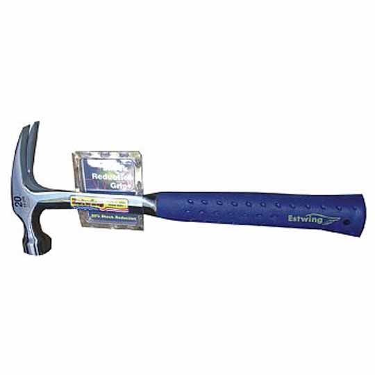 C&R Manufacturing Estwing Straight Claw Hammer with Vinyl Grip - 20 Oz. — CRME320S