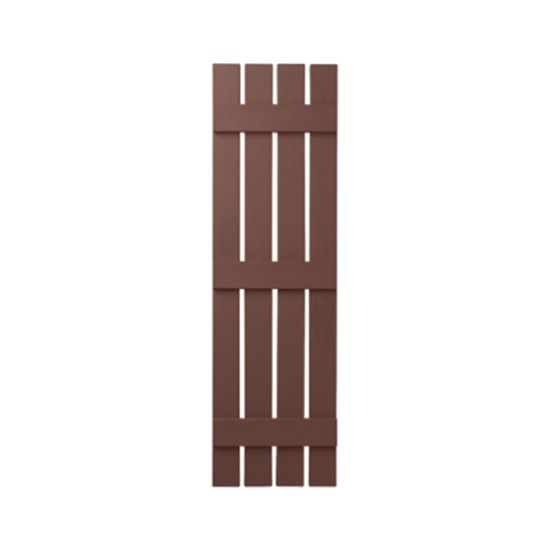 Mastic 16" x 71" Board & Batten Standard 4-Board Shutters - Open Style — ACOVIN4O167138
