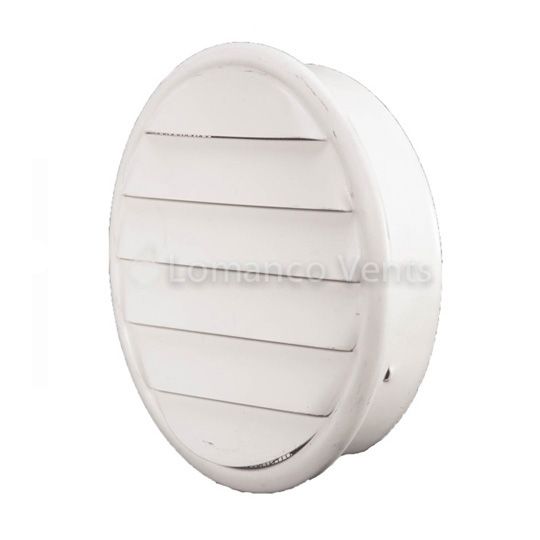 Lomanco 4-1/2" Round Cirk-L-Vent — Ventilation and Drainage — LOMCV4WH