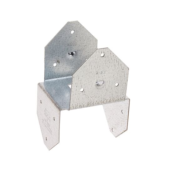 Simpson Strong-Tie 18 Gauge BCS2-2/4Z Double Post Cap/Base with Zmax Coating