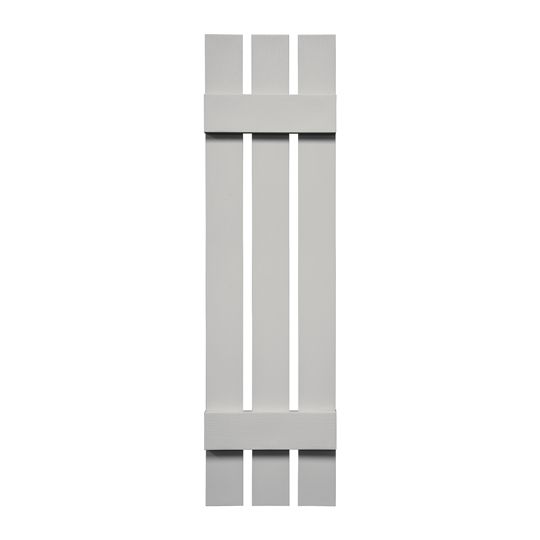 Mid-America Board-N-Batten Standard Three-Board Spaced Shutter — MABBNB3BS1247030