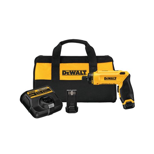 DeWalt 8V Max Cordless Gyroscopic Screwdriver & 2 Battery Kit