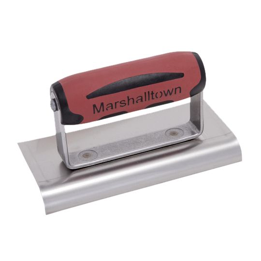 Marshalltown 6" x 3" Curved End Stainless Steel Edger
