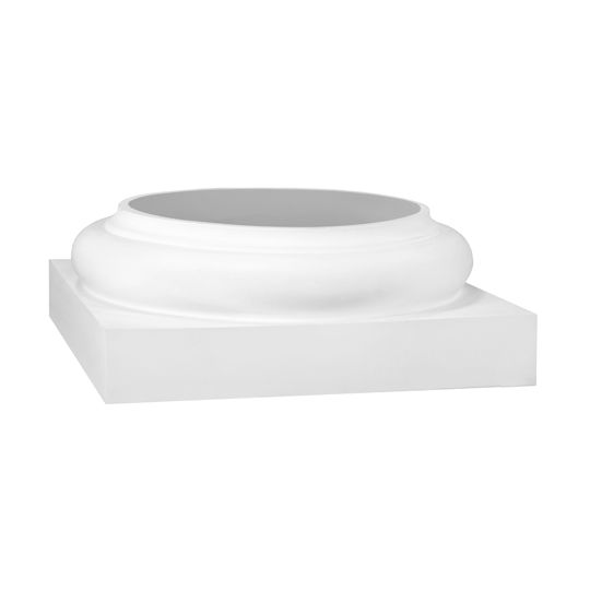 HB&G Building Products 10" Round Tuscan Cap & Base Set for Non-Tapered Columns