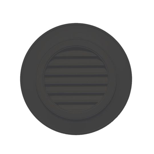 Mid-America Designer Series Round Gable Vent without Keystones — MABGVRD28002