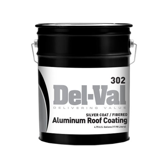 United Asphalt (New Jersey) Del-Val Fibrated Aluminum Roof Coating - 5 Gallon Pail