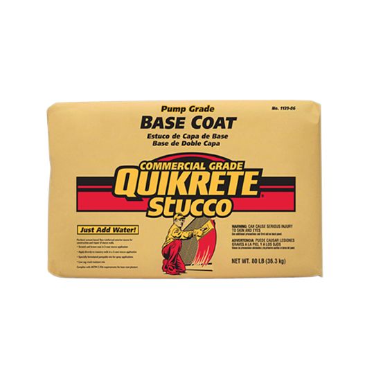 Quikrete Base Coat Stucco -- Pump Grade