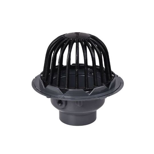 Oatey 4" PVC Roof Drain with Cast Iron Dome